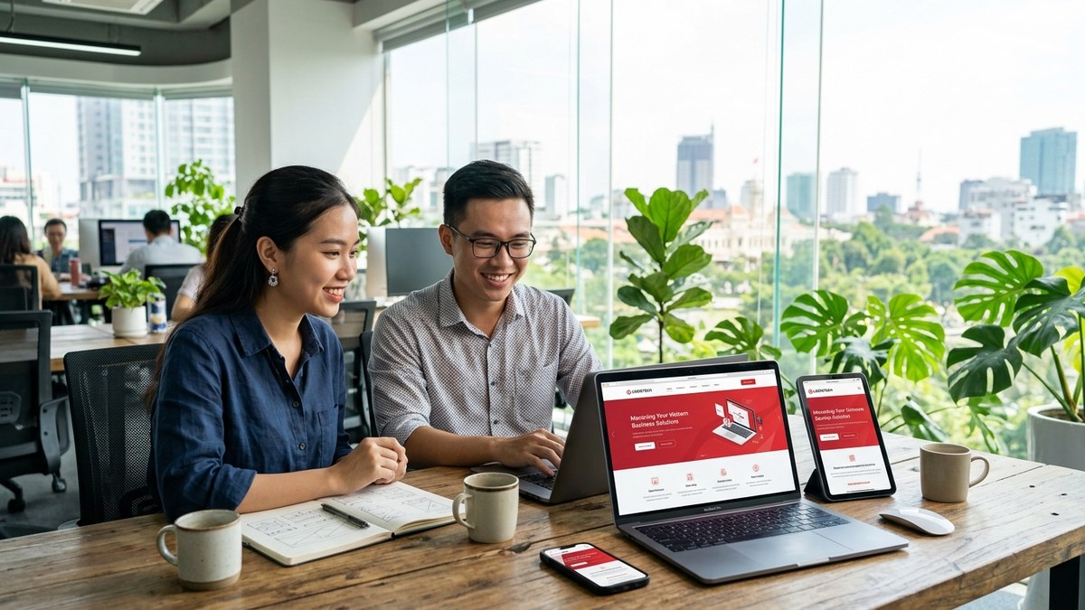 Dịch vụ thiết kế website chuyên nghiệp chuẩn SEO 2026 - Giao diện responsive đa thiết bị tốc độ cao