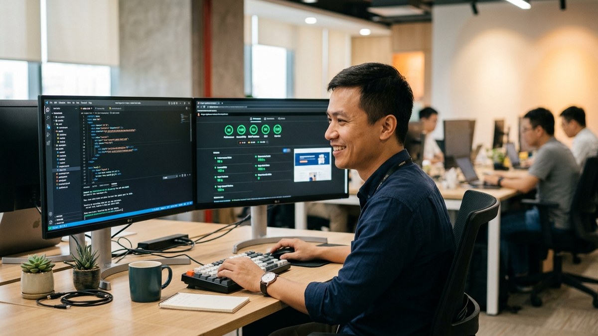 Kiến trúc lập trình website siêu tốc dưới 0.8 giây - Điểm Google PageSpeed Core Web Vitals 97/100