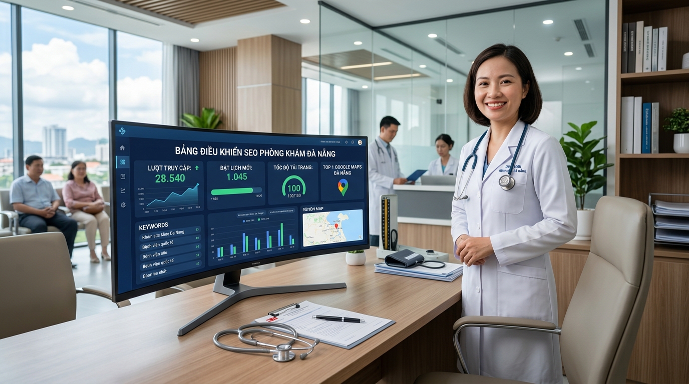 Chiến lược SEO web phòng khám chuyên sâu giúp phòng khám leo Top 1 Google và Google Maps trong năm 2026