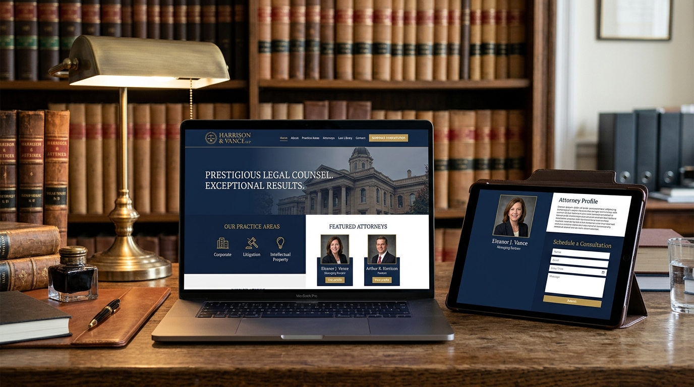 Demo website công ty luật và văn phòng luật sư chuẩn mực 2026