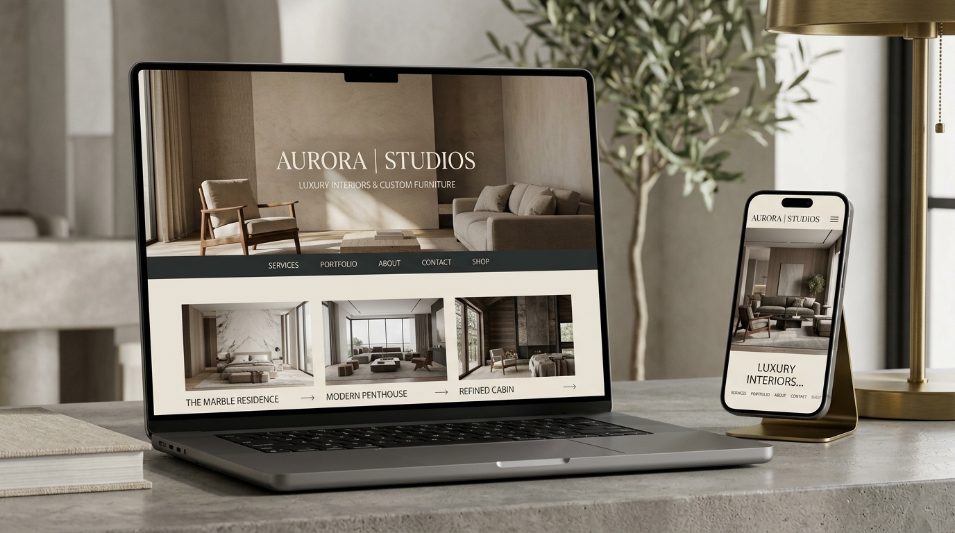 Giao diện Website Nội Thất Responsive Trên Mọi Thiết Bị
