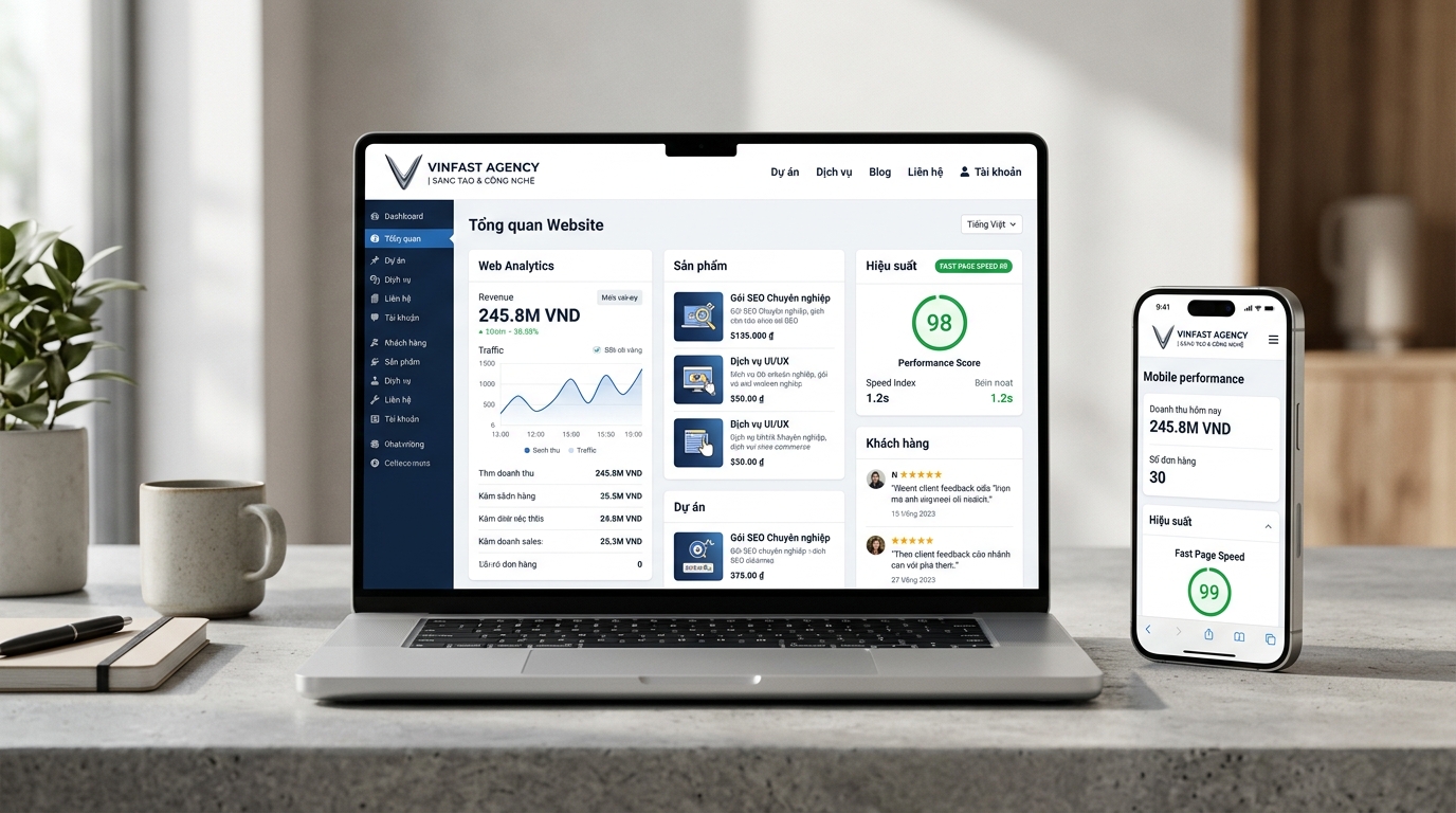 Demo website WordPress chuyên nghiệp tối ưu tốc độ cao và giao diện đẹp 2026