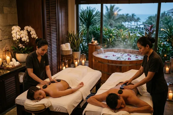 Gói VIP Couple Jacuzzi Suite và Massage Đá Nóng tại Đà Nẵng