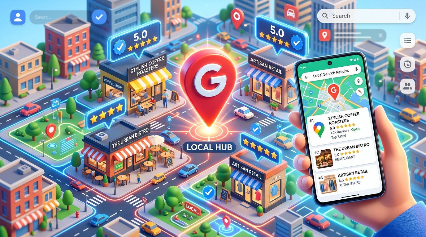 Tạo vị trí trên Google Maps thúc đẩy doanh thu cho cơ sở kinh doanh dịch vụ nhà hàng quán xá