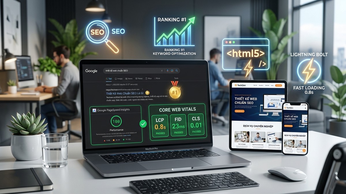 Thiết Kế Web Chuẩn SEO Là Gì? 9 Tiêu Chí Vàng & Đơn Vị Uy Tín 2026