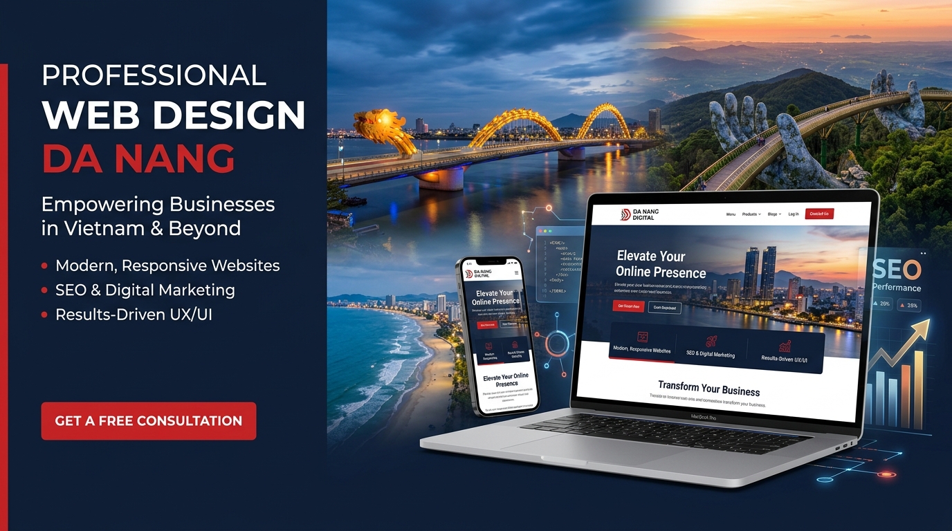 Dịch vụ thiết kế website Đà Nẵng chuyên nghiệp chuẩn SEO 2026 tại WEB 247 AGENCY