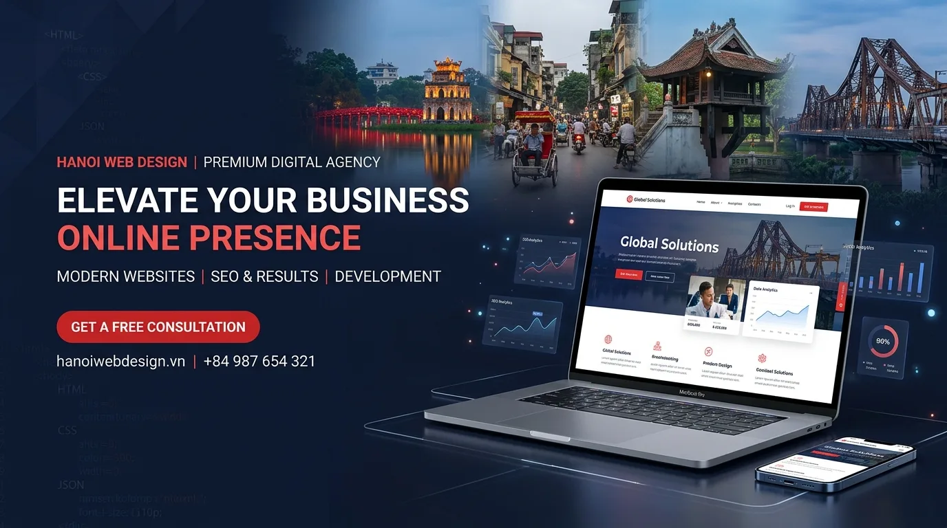 Thiết Kế Website Hà Nội Chuyên Nghiệp Chuẩn SEO 2026 | Báo Giá Trọn Gói