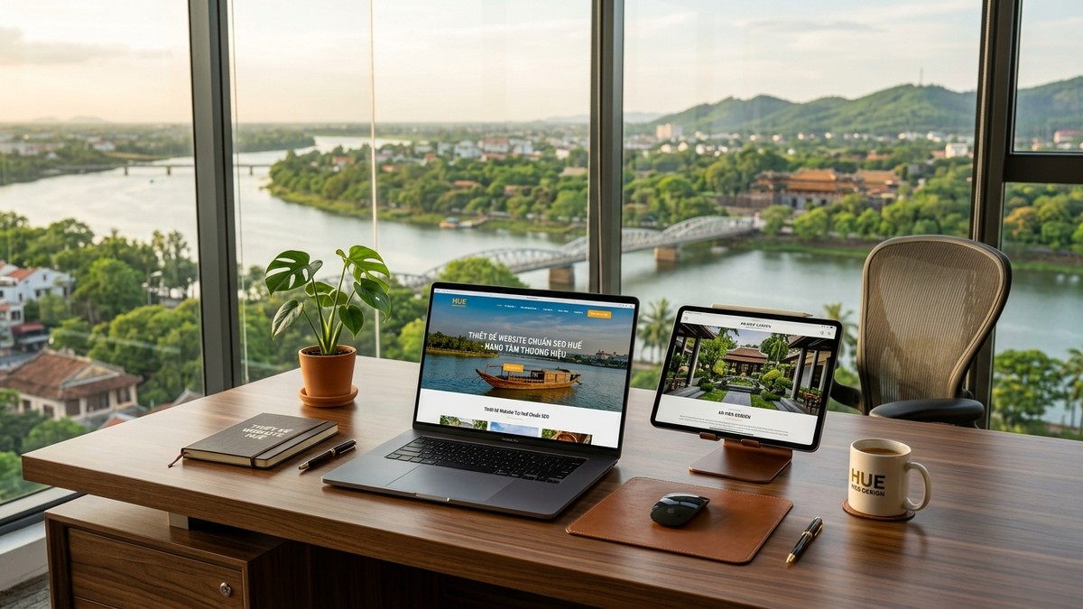 Thiết kế website tại Huế chuyên nghiệp chuẩn SEO 2026 - WEB 247 AGENCY